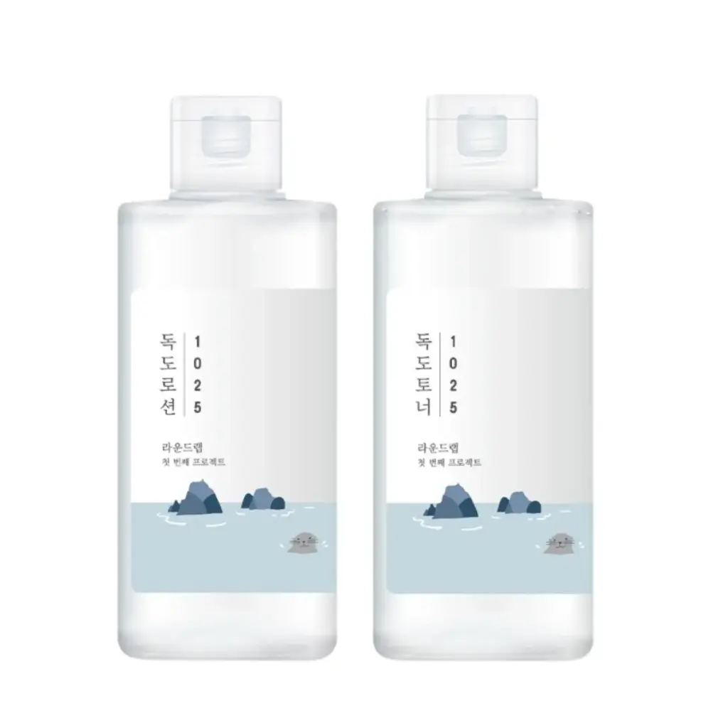 ROUND LAB - 1025 Dokdo Toner + Lotion 200mL Special Set