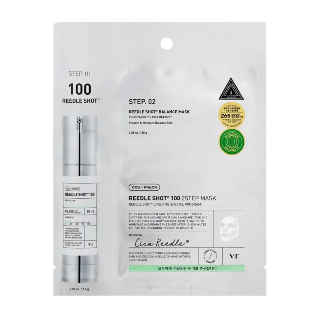VT COSMETICS - Mild Reedle Shot 100 2-Step Mask