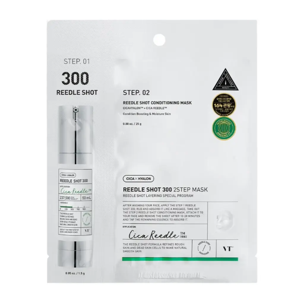 VT COSMETICS - Mild Reedle Shot 300 2-Step Mask