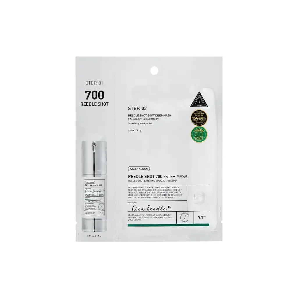 VT COSMETICS - Mild Reedle Shot 700 2-Step Mask