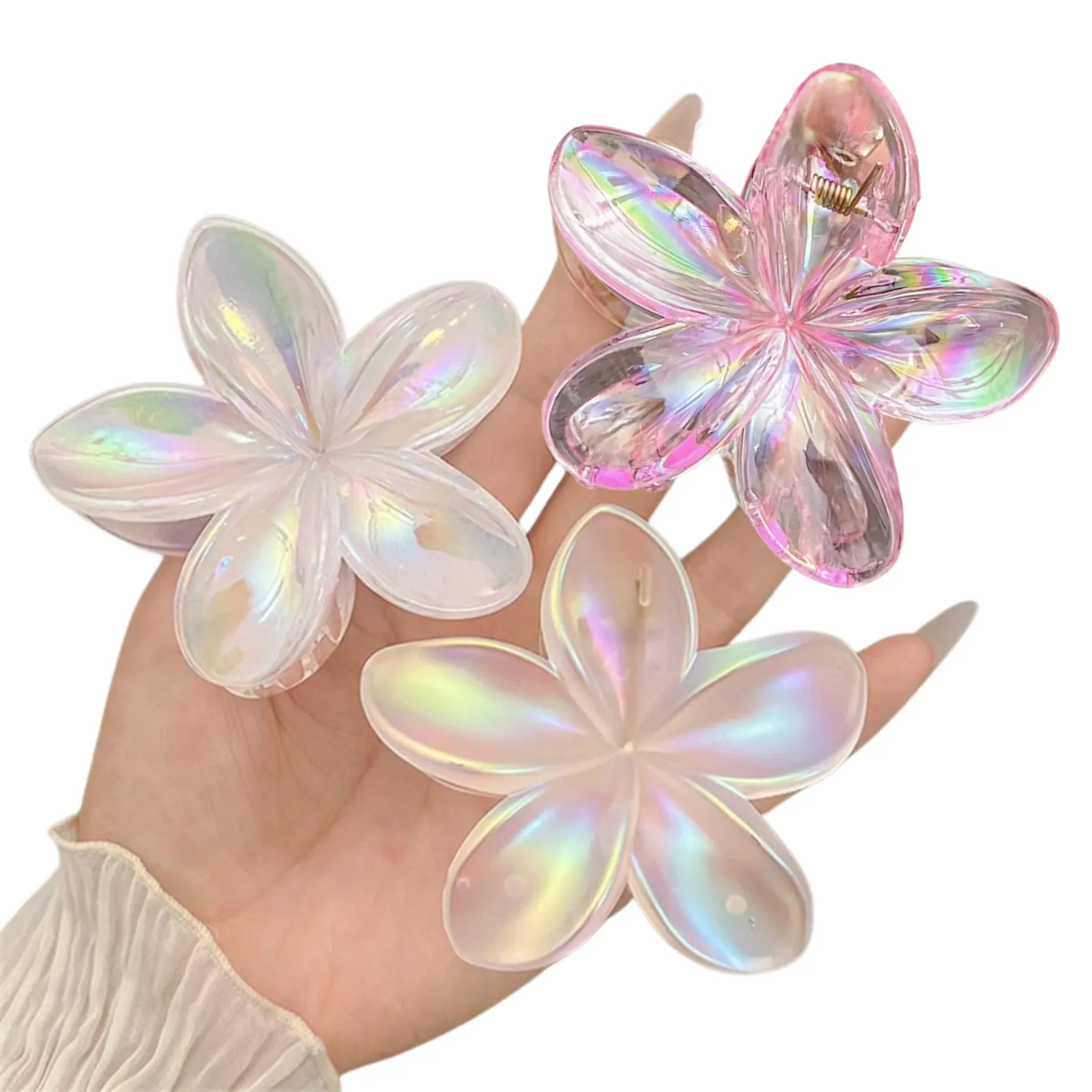 Hawaiian Flower Hair Clip