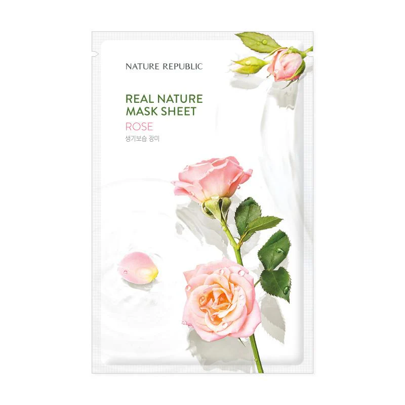 NATURE REPUBLIC - Real Nature Mask Sheet (Rose)