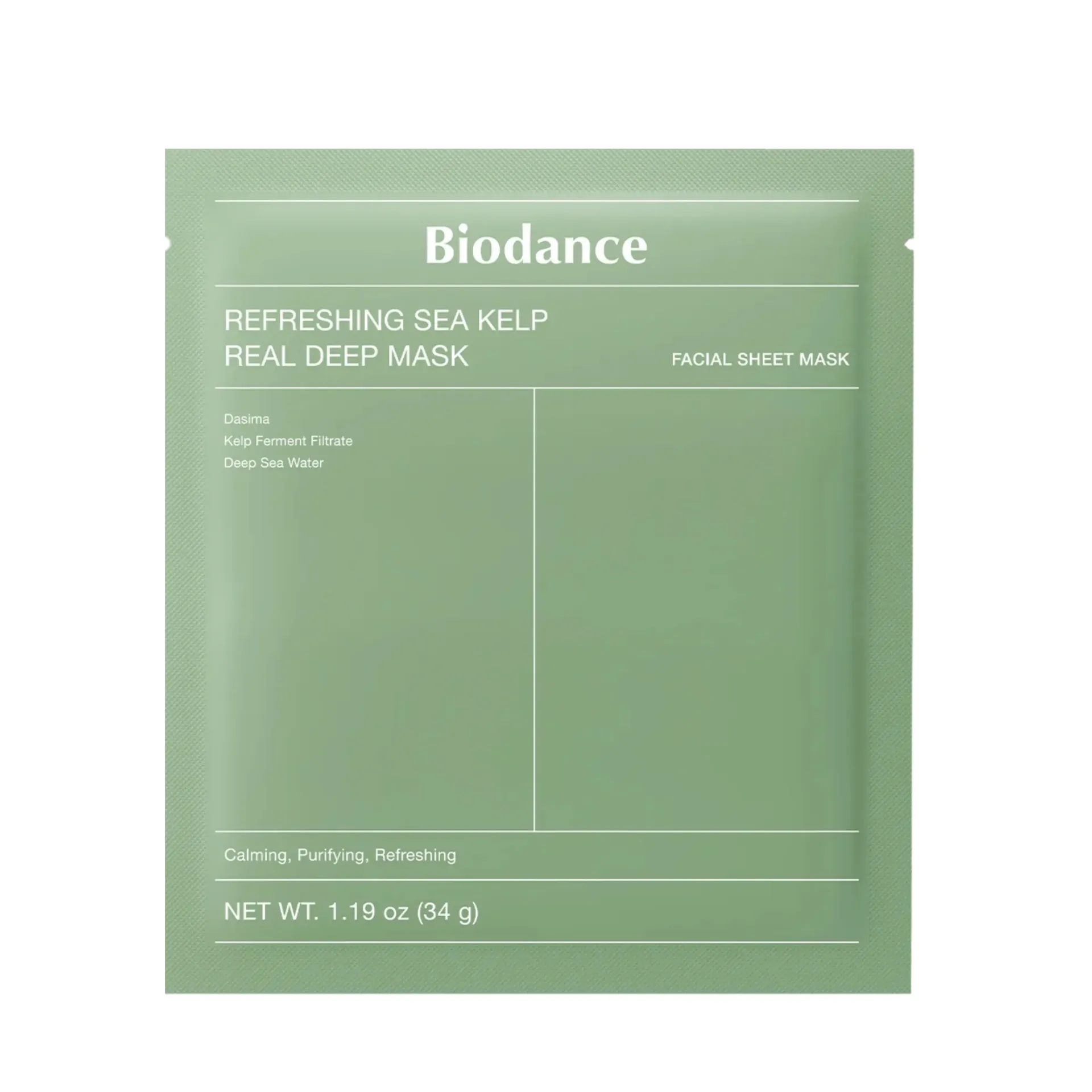Biodance - Refreshing Sea Kelp Real Deep Mask