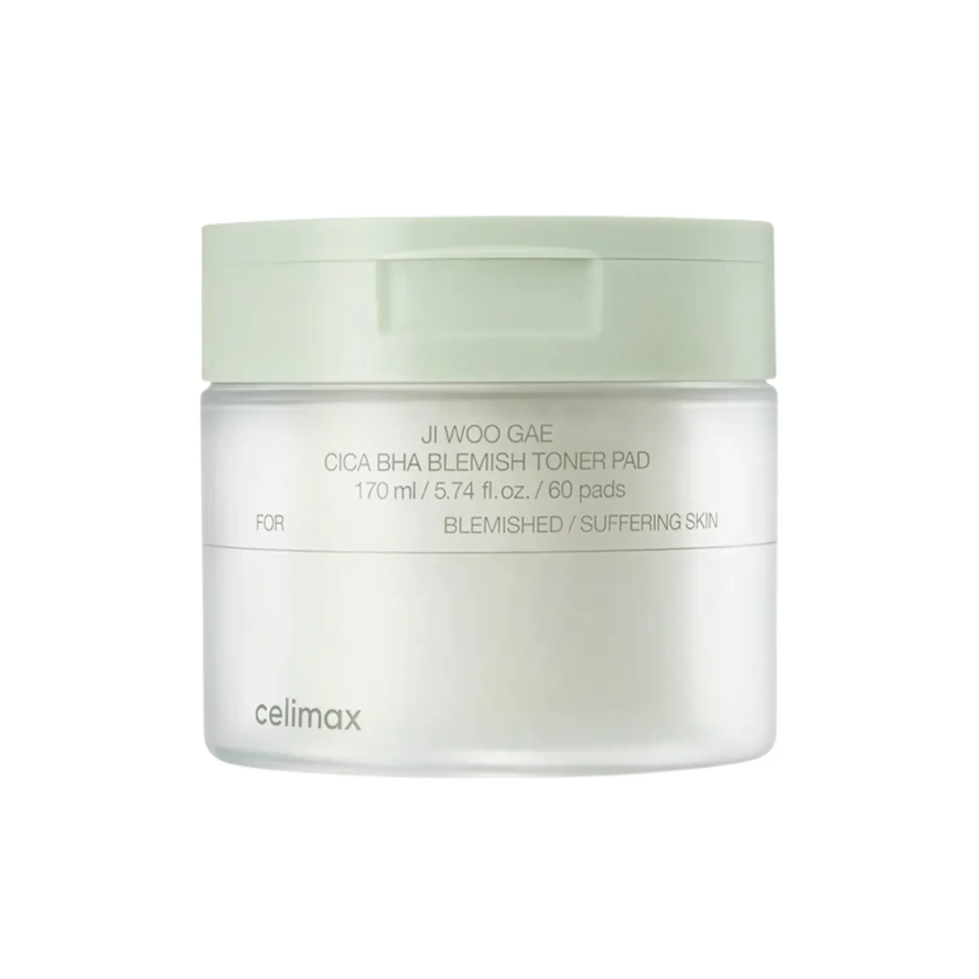 CELIMAX - Ji Woo Gae Cica BHA Blemish Toner Pad