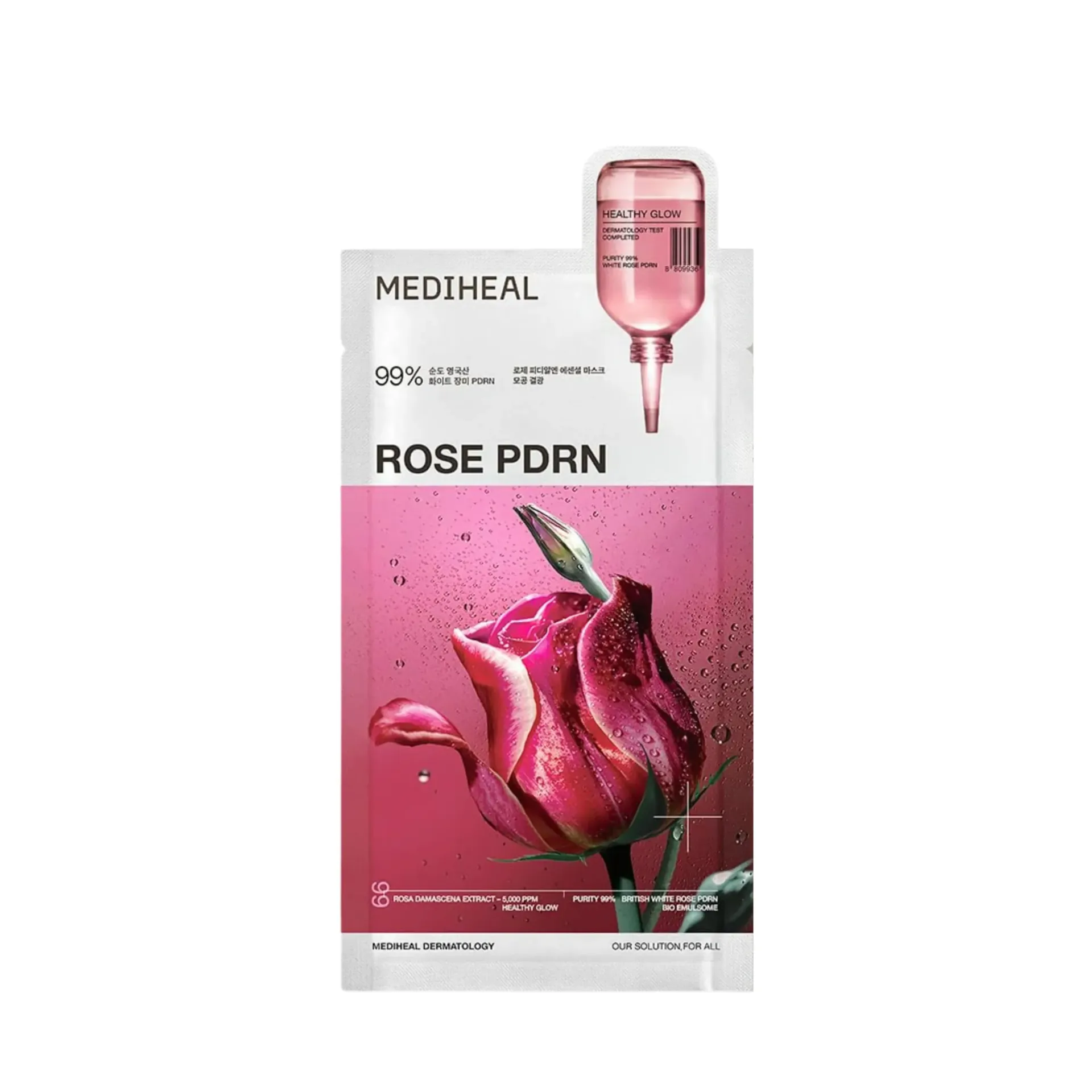MEDIHEAL - Rose PDRN Essential Mask Healthy Glow