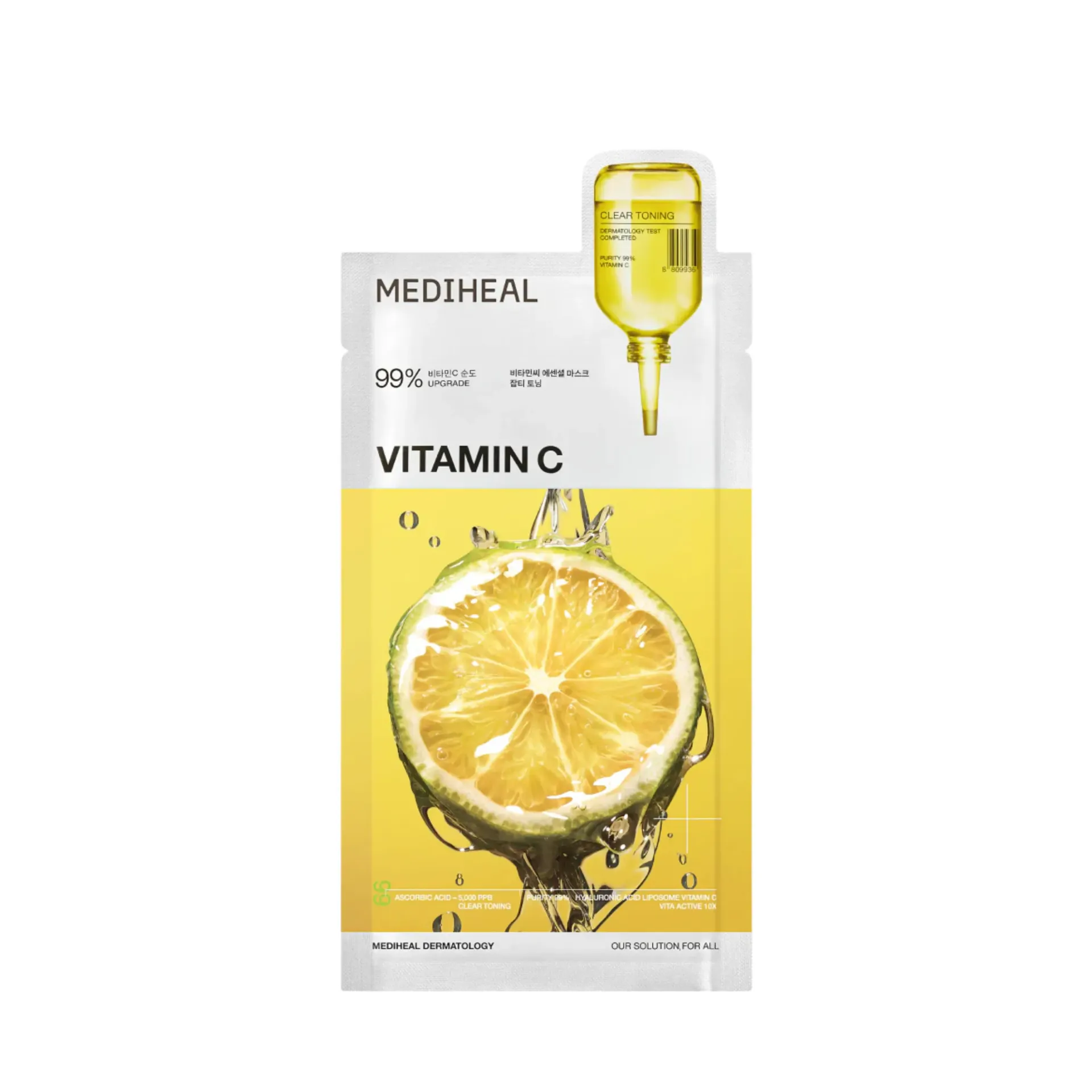 MEDIHEAL - Vitamin C Essential Mask Clear Toning
